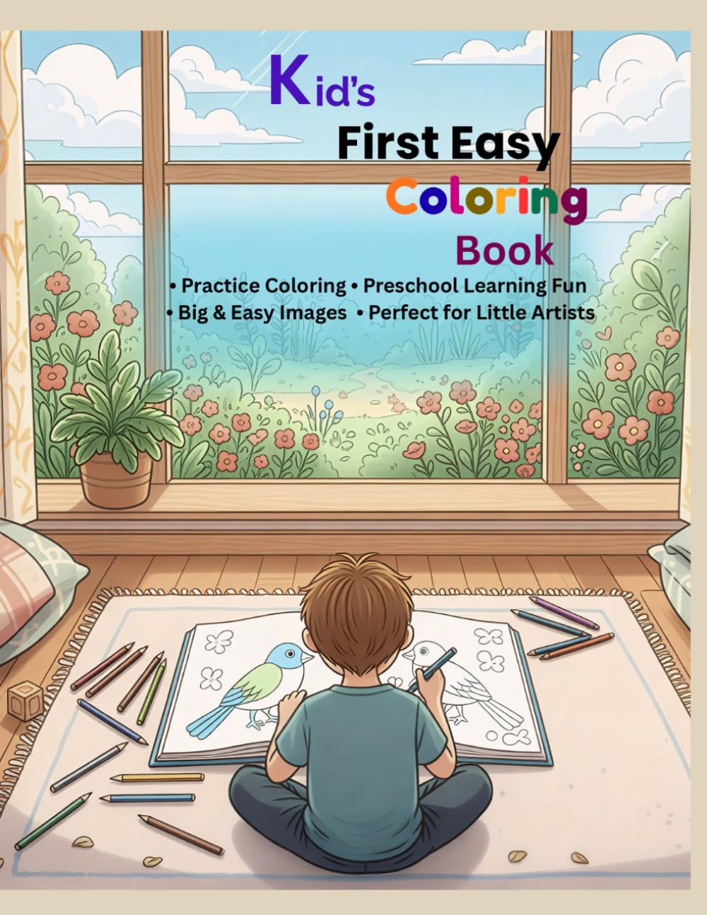 Kid’s First Easy Coloring Book